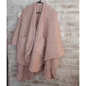 Plush Chenille Blanket Cape Extreme Softness One Size Snuggle Warmth